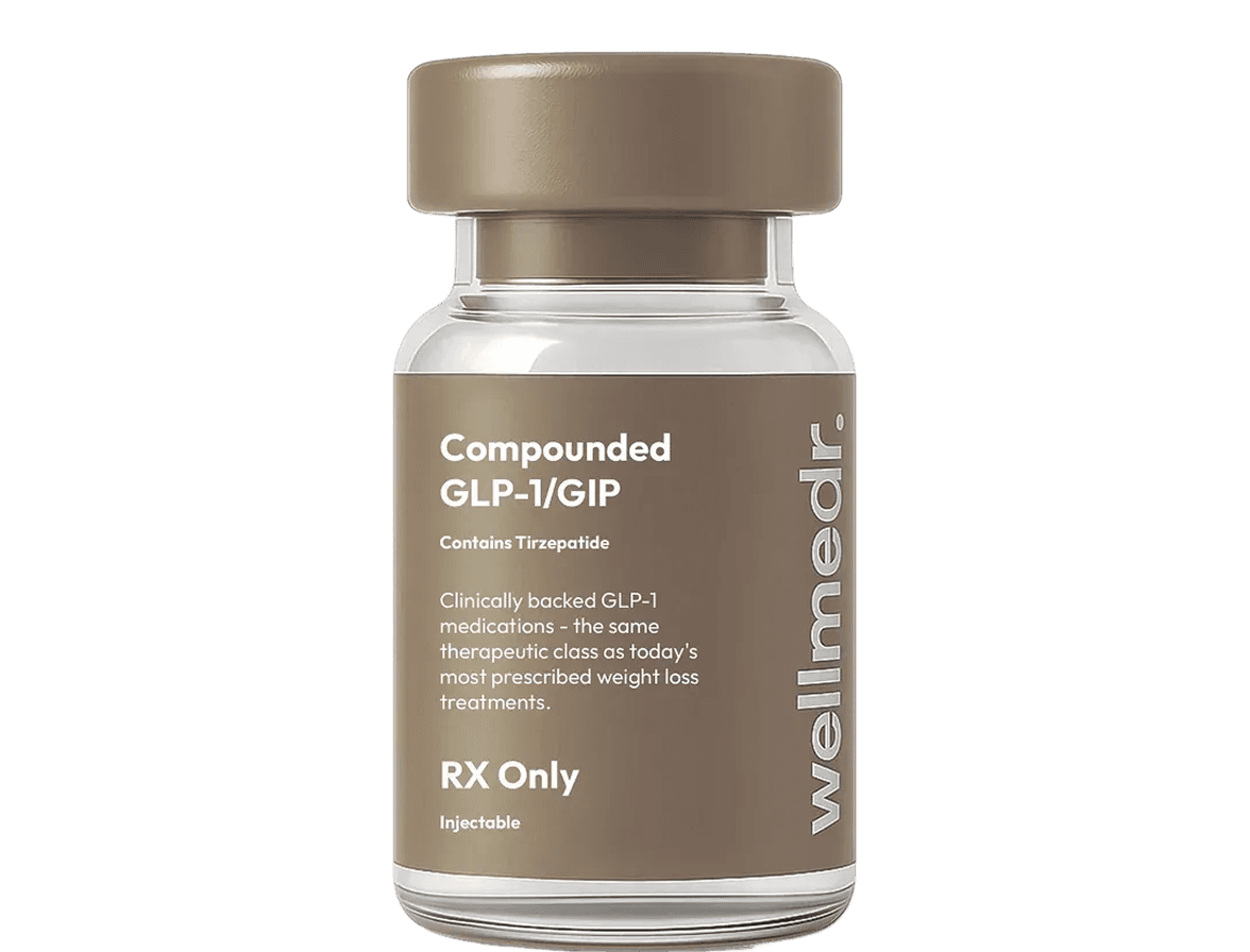 WellMedr compounded Tirzepatide (GLP-1/GIP) plan