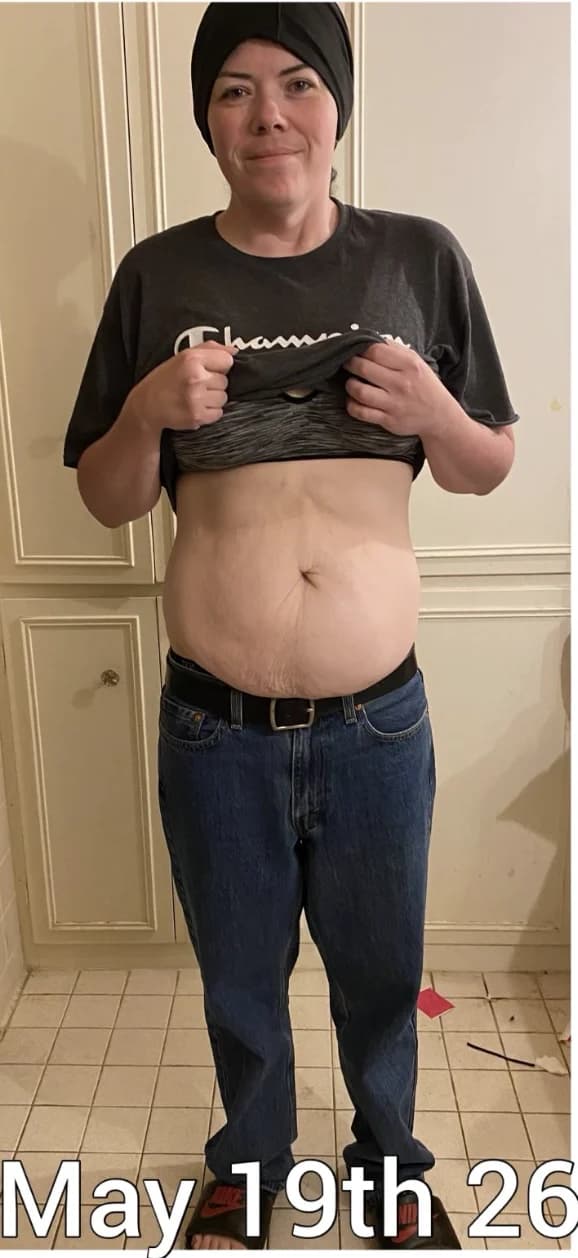 After weight loss — May 19th